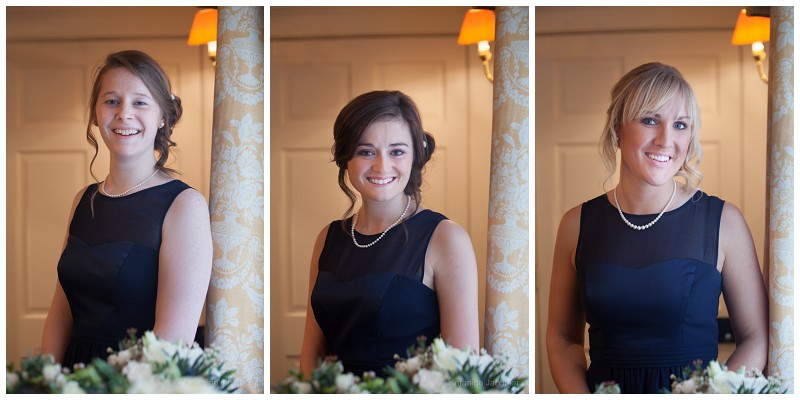 bridesmaids portraits at Wethele Manor